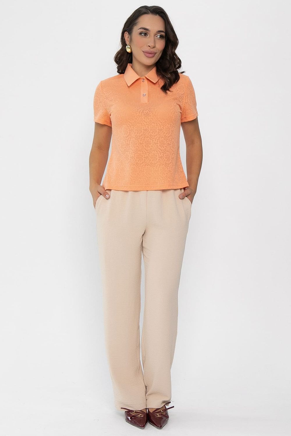 Поло Тренди (оранжевое) Б14080-10М LT Collection