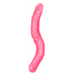 Гнущийся двусторонний фаллос Ultra Double Dong (33 см, розовый ) (Цвет: розовый)