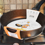 Сковорода 28см литая "Neva Granite Brown" тм NEVA