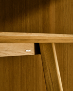 Стол Idun из шпона и массива дуба с натуральной отделкой 200x100см