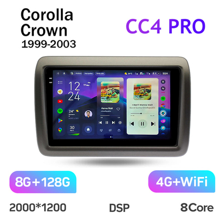 Teyes CC4 Pro 10,2" для Toyota Crown 1999-2003