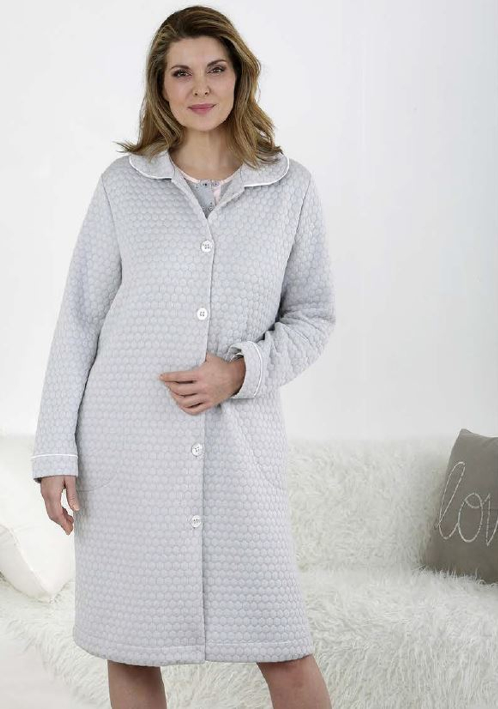 Халат женский Massana W21 Grey  L716280