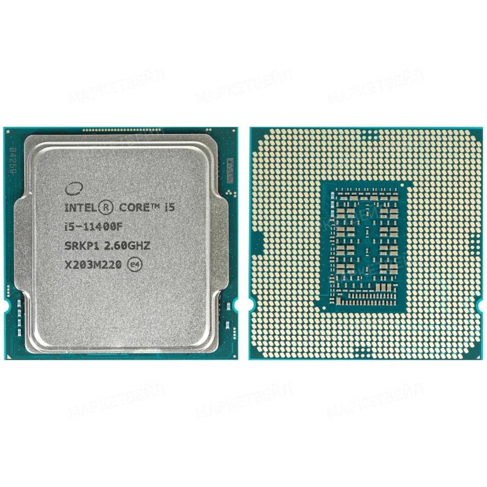 Процессор Intel Core i5-11400F (2.6GHz/12MB/6 cores) LGA1200, TDP 65W, ОЕМ