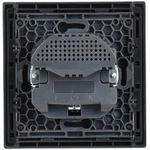 FORTE&PIANO Розетка 1-местная с заземлением с защитными шторками винтовое крепление 16А USB A+C 18Вт FP347 серый IEK