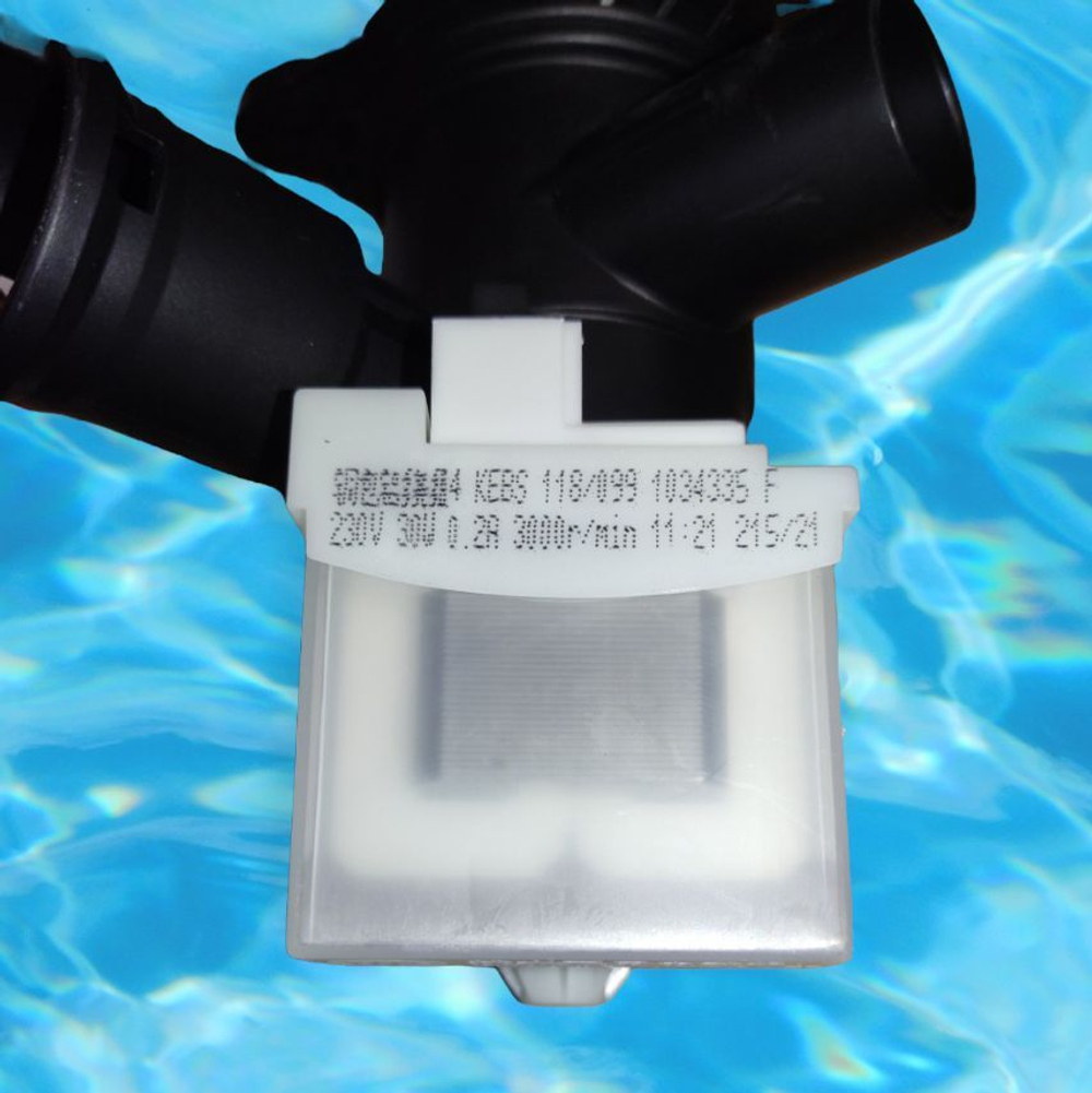 Насос слива для BOSCH, SIEMENS (COPRECI 30W, KEBS 111/049) с улиткой в сборе для стиральной машины