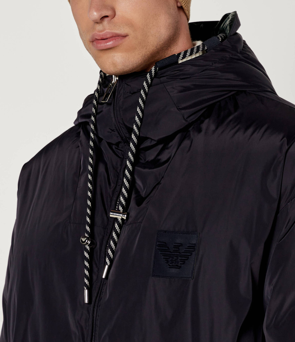 двухсторонняя пуховая куртка giacca piumino Emporio Armani - темно-синий(6L1L83 1NNBZ)