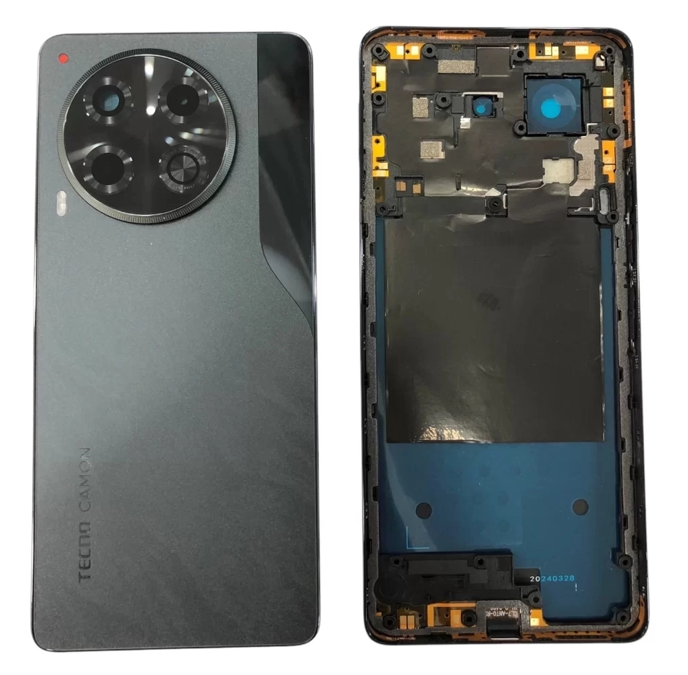 Tecno Camon 30 5G (CL7) Средняя часть корпуса + задняя крышка (ORIG-SP)