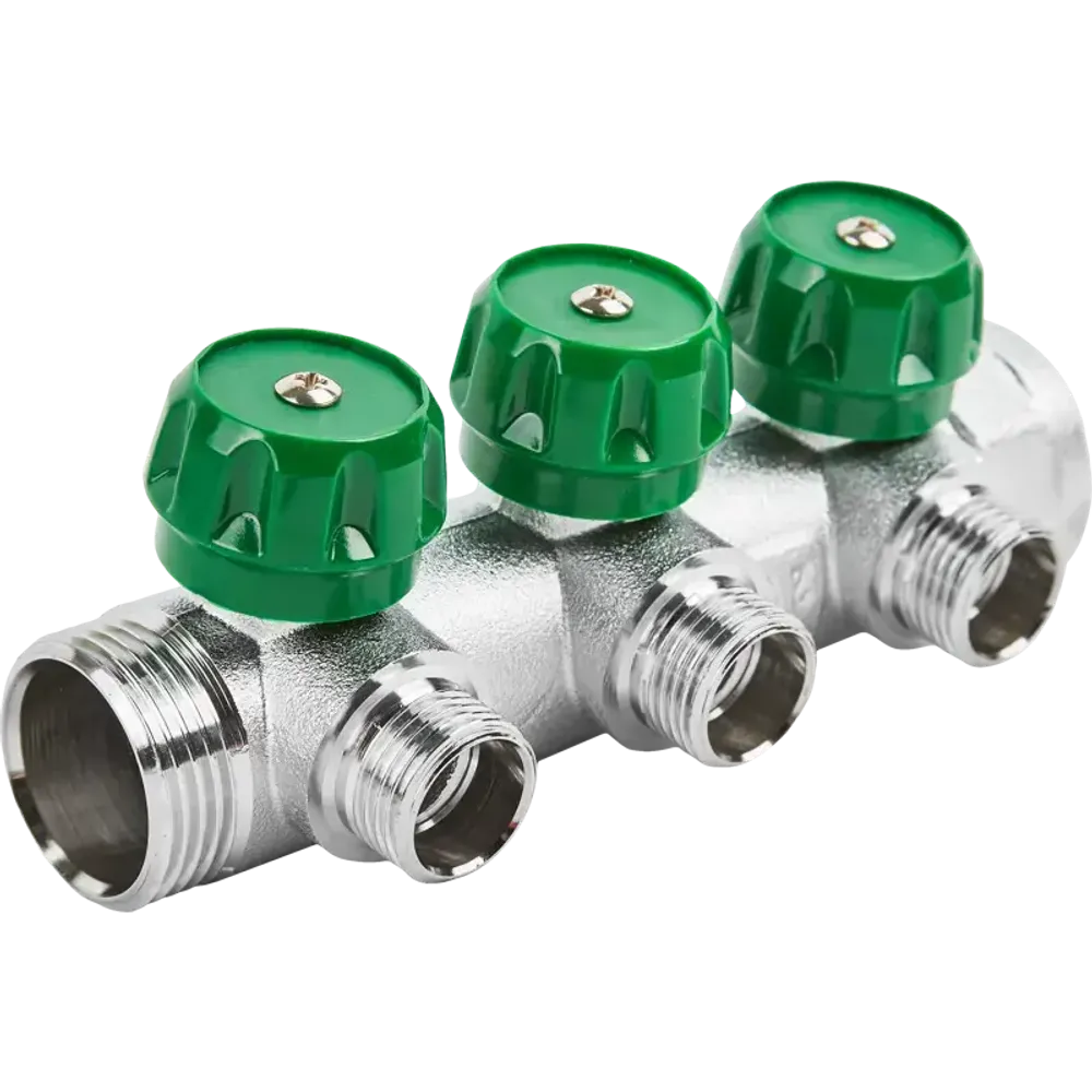 Коллектор регулир. 1"х1/2" на 3 вых.