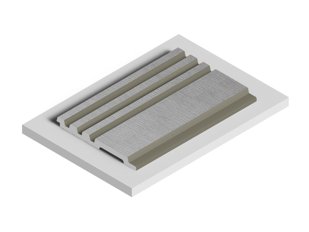 Стеновая панель HiWood декорированная, 270x12 см