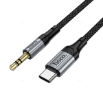 Аудио кабель AUX для Type-C Hoco UPA33B (black)
