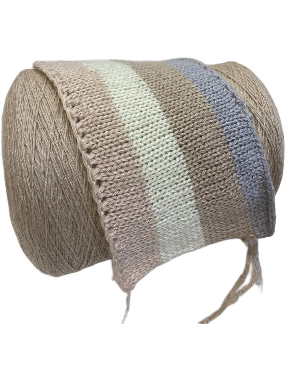 Пряжа на бобине (Италия) 70% кашемир 30% шелк 100г-750м. 240г