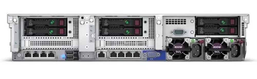 Сервер HPE DL380 G10+ P55245-B21 (1xXeon4309Y(8C-2.8G)/ 1x32GB 2R/ 8 SFF BC/ MR416i-p 4GB Batt/ 2x10Gb SFP+/ 1x800W/3yw)