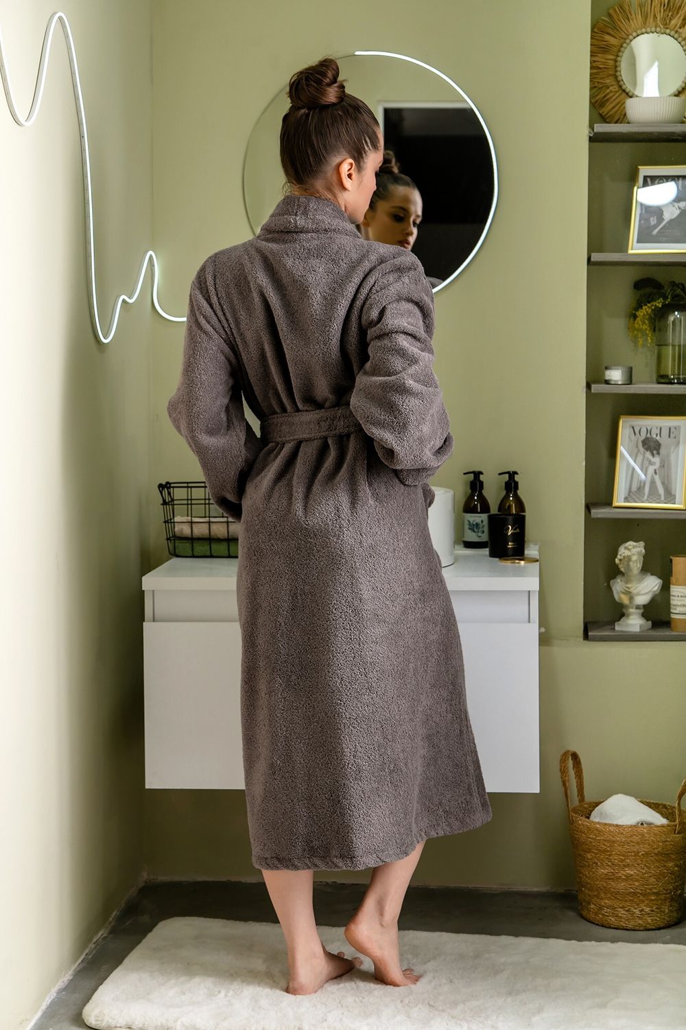 Халат женский Комфорт-3 Виотекс СЕРЫЙ