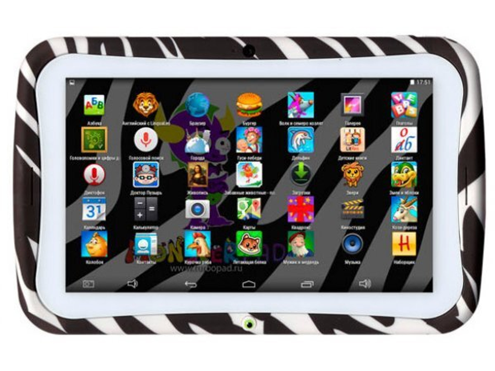 Планшет Turbo MonsterPad 7" 8Gb Wi-Fi Zebra