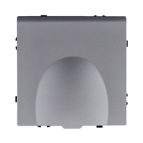 Розетка штепсельная SCHUKO 16A/250 В с крышкой, серый Kollinger Eclipse EC-015GY