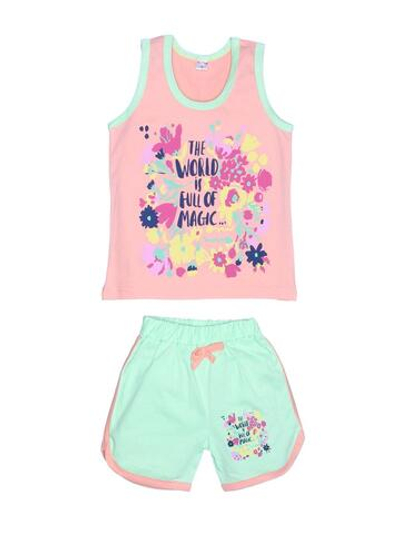 Комплект д/ дев "Full of magic" р.104-110 оранж(Sladik Mladik) SM202