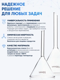 Воронка лабораторная В-150-265 ТС