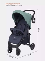 Коляска детская RANT basic "KIRA" RA090 Green