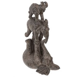 GAEM Фигурка декоративная "Слоны", L15 W7,5 H25 см