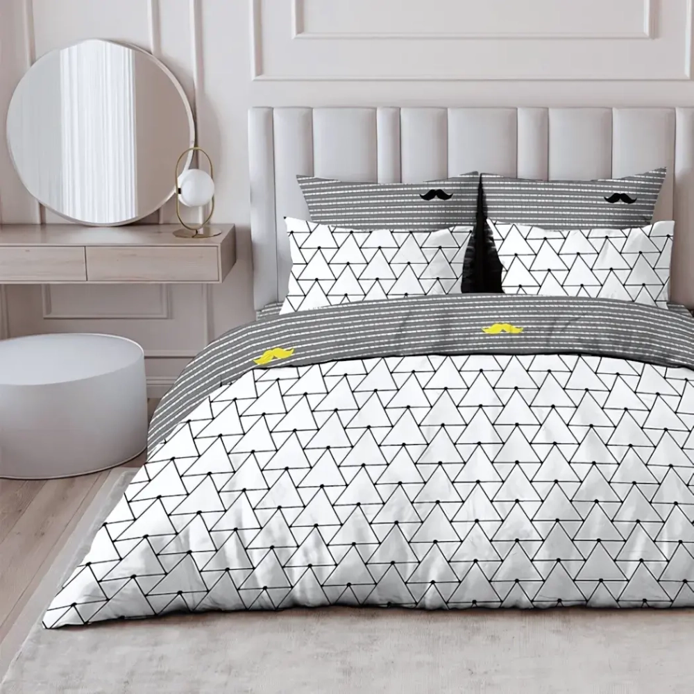 Постельное белье 1,5 поплин Шеврон Василиса 390/1