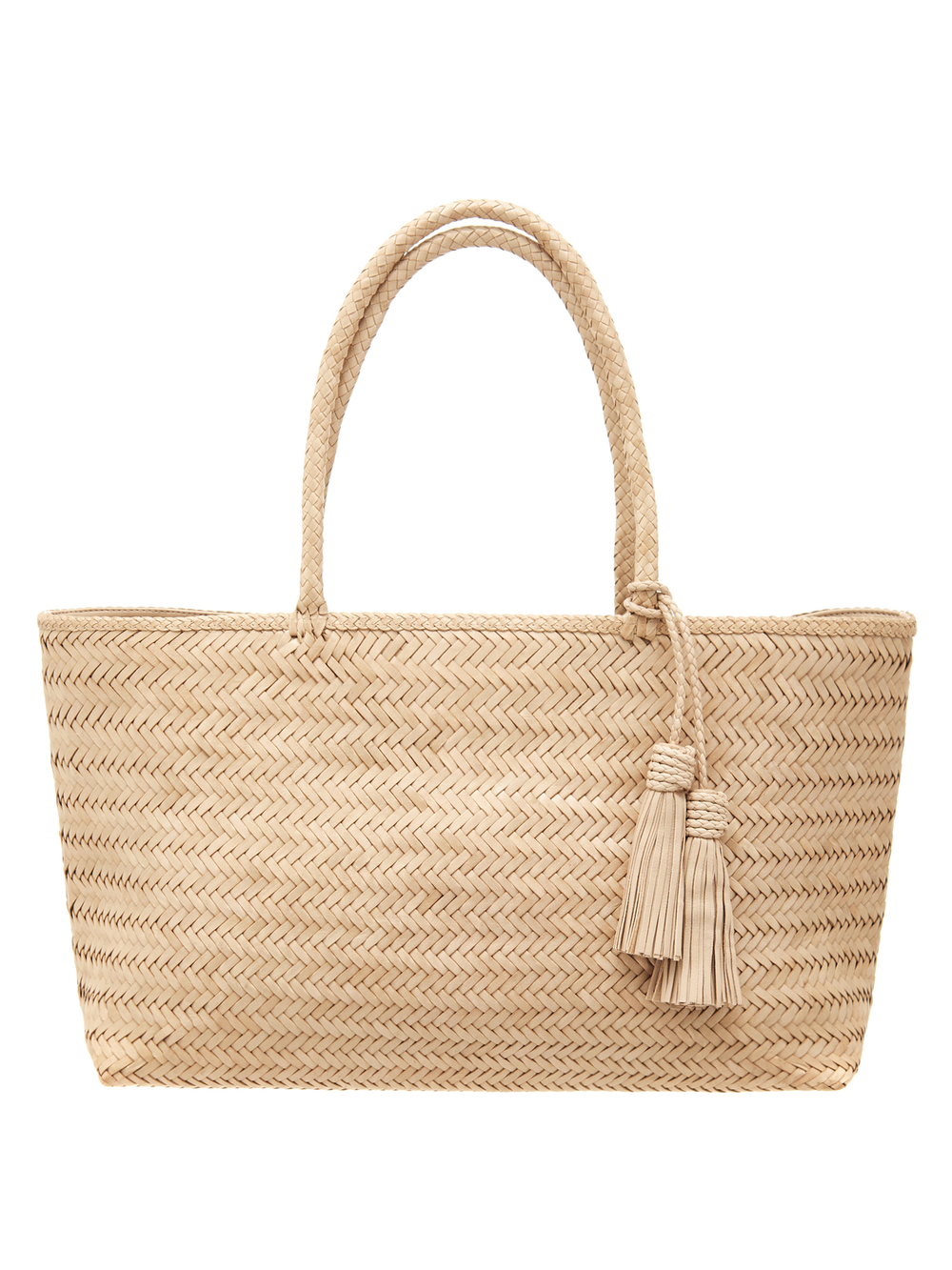 Tote bag TOSCANA NEW L straw color