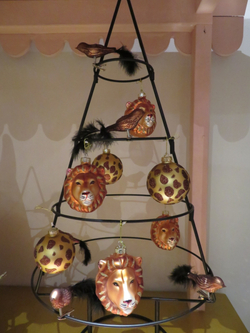 Набор шаров 12шт 8см House of Seasons с животным орнаментом в ассортименте 3 вида