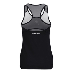 Женская теннисная майка HEAD Play Tech Tank Top Women - Black, White