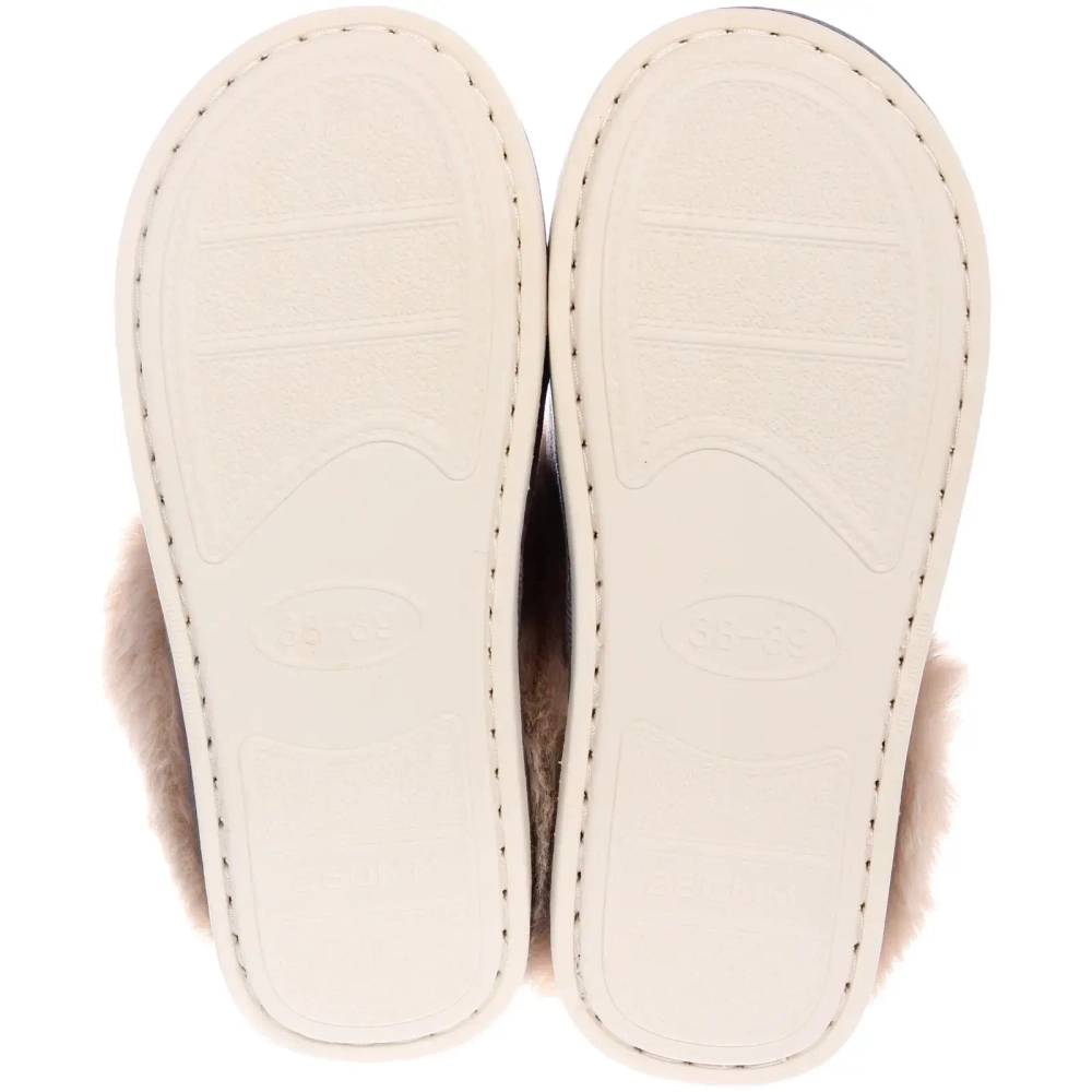 Тапочки женские домашние «IRIS», цвет серый, р-р 38/39