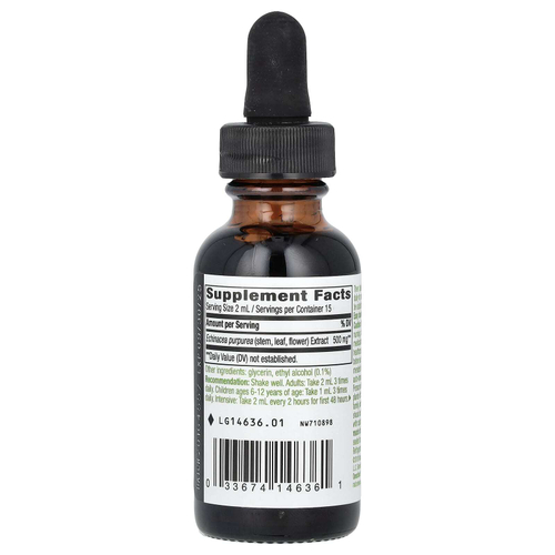 Nature's Way, эхинацея, 500 мг, 30 мл (1 жидк. унция)