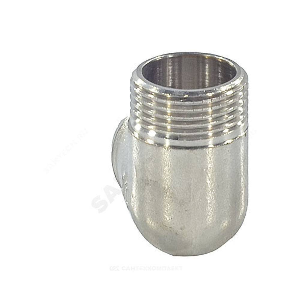 Угольник латунь никель Ду 20 (3/4") ВР/НР SantechSystems