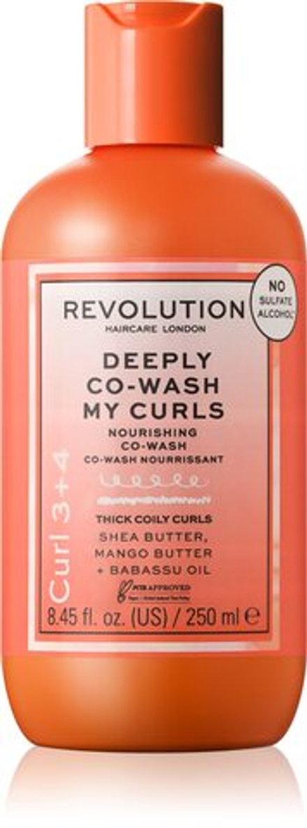 Revolution Haircare My Curls 3+4 Deeply Co-Wash My Curls - кондиционер для мытья вьющихся волос /   250  ml  / GTIN 5057566492089
