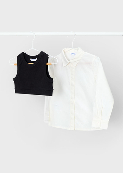 рубашка с топом