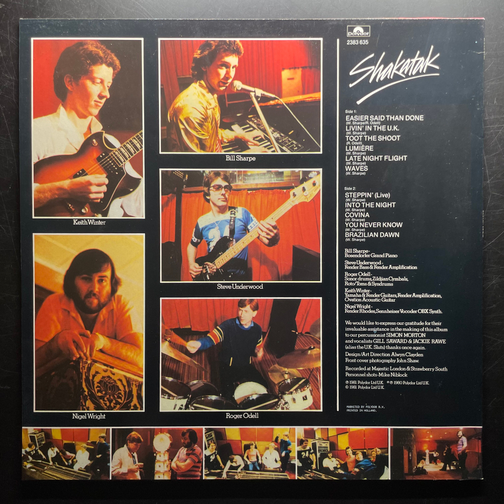 Shakatak ‎– Drivin' Hard (Голландия 1981г.)