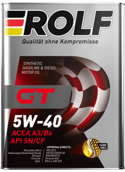 Rolf GT 5W-40 A3/B4 SN/CF, 1 л