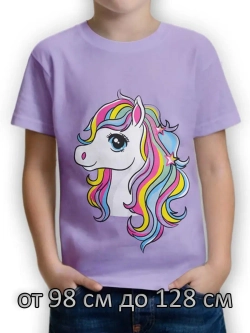 Футболка для садика и школы.девочка.1шт.