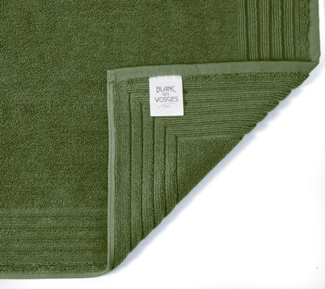 Коврик для ванной 50x90 Blanc des Vosges Uni Foret foret зеленый