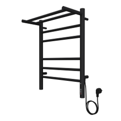 Полотенцесушитель Terminus Аврора с/п П6 450х600 электро КС 9005 матовый ( new встроен диммер)