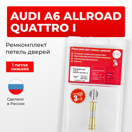 Ремкомплект (втулки) нижней петли двери Audi A6 Allroad quattro (I) [Кузов: C5;4B] (1 петля, RPD13-1) 2000-2005