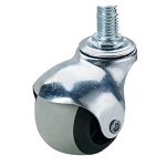 Колесо мебельное шарик оцинк. 40мм поворотное с болтом М8