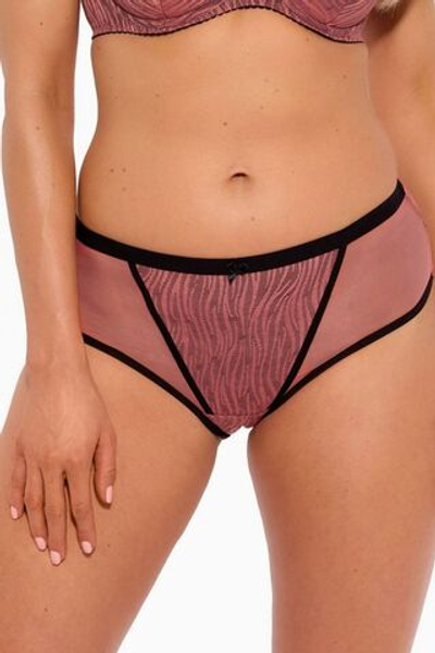 Трусики-слипы со средней линией талии Lise (Размер: XXXL) (Цвет: грязно-розовый)