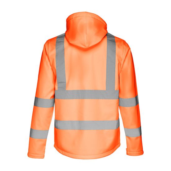 THC ZAGREB WORK. Куртка Softshell повышенной видимости (унисекс)