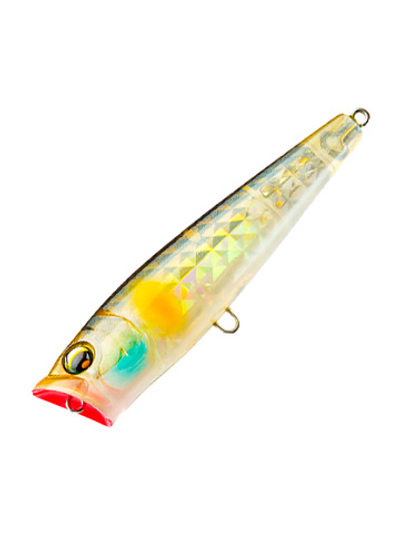 Воблер для рыбалки Duel L-Bass Popper 65F F1212-GSAY, 65 мм, 6 г, медленно всплывающий, поппер