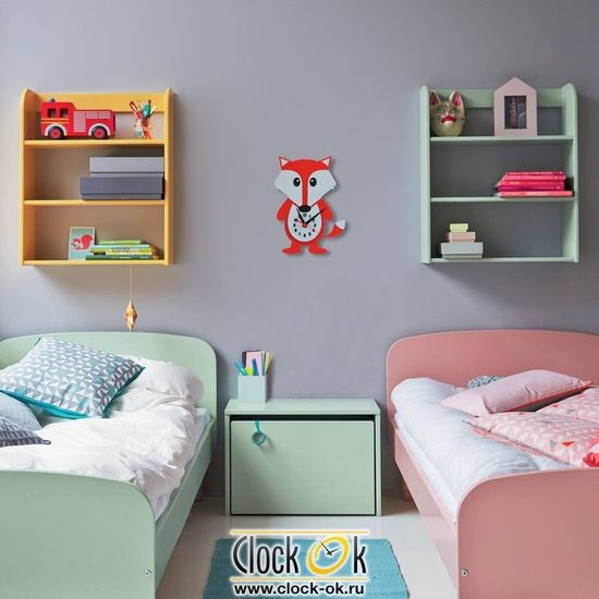Настенные часы Лисичка