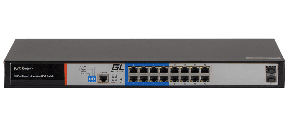Gigalink GL-SW-G205-16P Сетевое оборудование