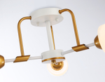 TR303321/3 WH/GD/CL/FR белый/золото/прозрачный/белый матовый E27*3 max 60W D620*210