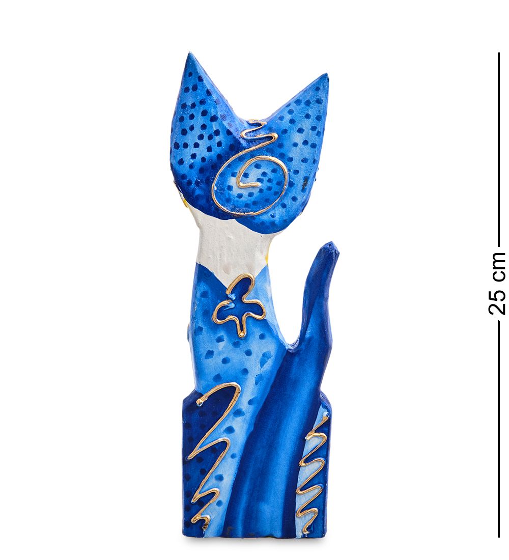 Decor and Gift 99-052-02 Статуэтка «Кошка» 25 см (албезия, о.Бали)