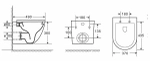 Унитаз с инсталляцией WeltWasser AMBERG 497 ST + MERZBACH 043 MT-GR + AMBERG RD-WT