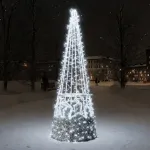 Светодиодная елка-конус "Звездная"