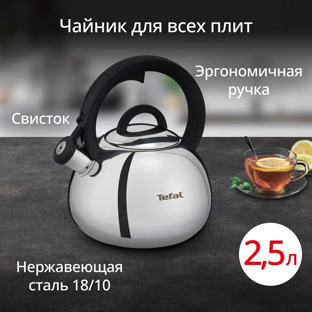 Чайник для плиты Tefal Intuition 2.5 л N4180317