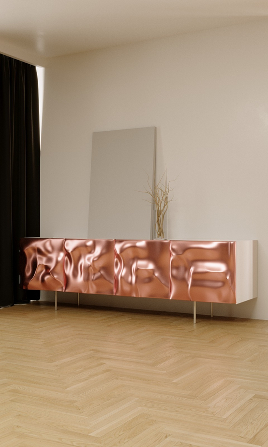 Тумба Солярис "медь"